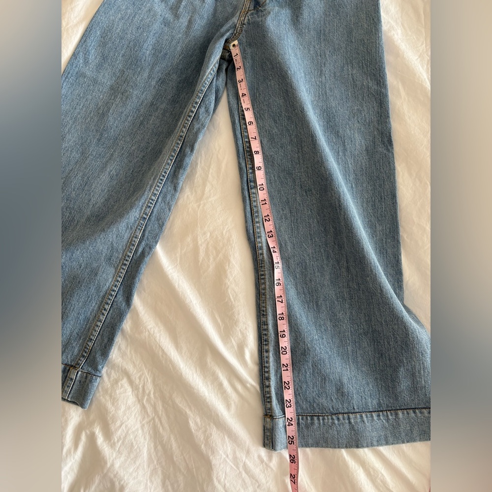 Jesse Kamm Light Blue Denim Sailor Pants - Picture 10 of 11